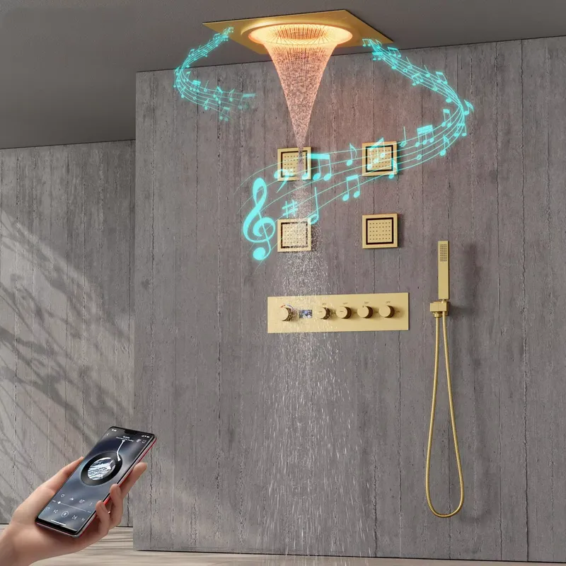 Smart LED Shower Set Bathroom  - Spa & Wellness Hotel Diament Ustroń Opinie recension och pris