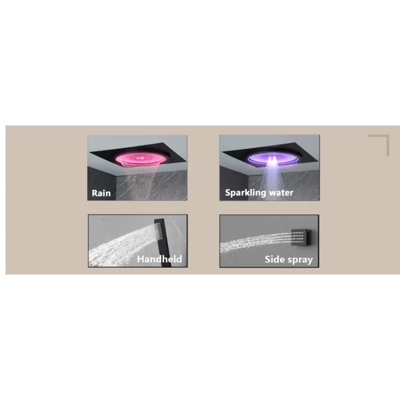 Smart LED Shower Set Bathroom  - Spa & Wellness Hotel Diament Ustroń Opinie recension och pris