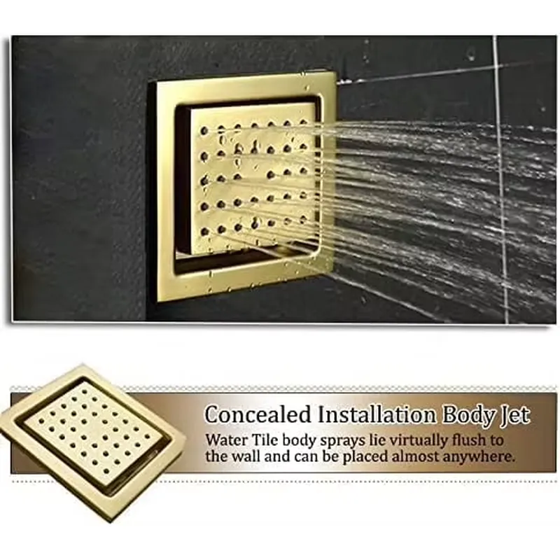 Smart LED Shower Set Bathroom  - Spa & Wellness Hotel Diament Ustroń Opinie recension och pris