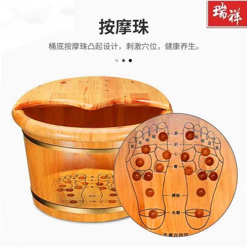 Cedar Wood Foot Soaking Bucket - Spa & Wellness Hotel Diament Ustroń Opinie recension och pris