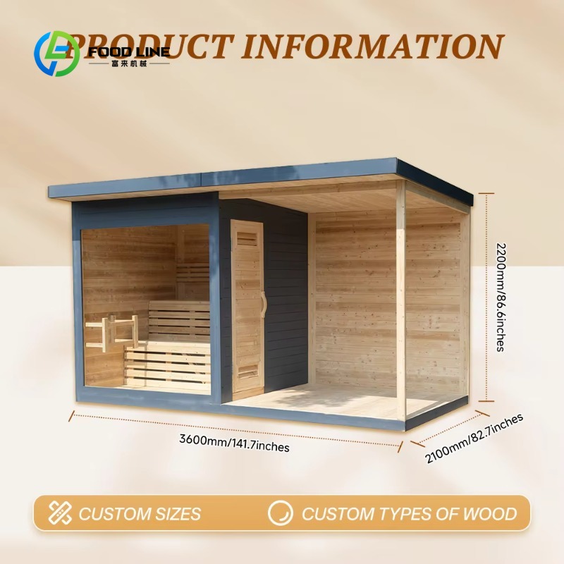 Customized Outdoor Sauna House - Wellness Resort Spa recension och pris