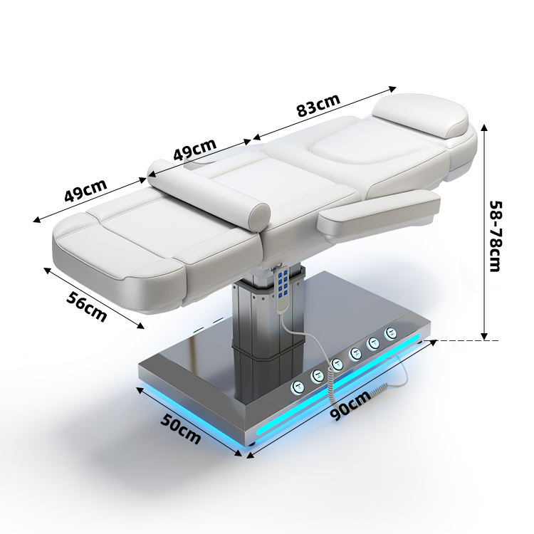 Electric Spa Massage Table Wit - Spa Wellness Luxury recension och pris