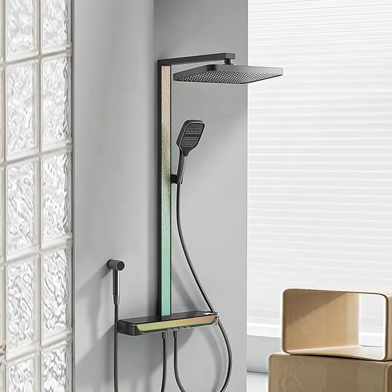 Brass Digital Waterfall Shower - Spa & Wellness Hotel Diament Ustroń Opinie recension och pris