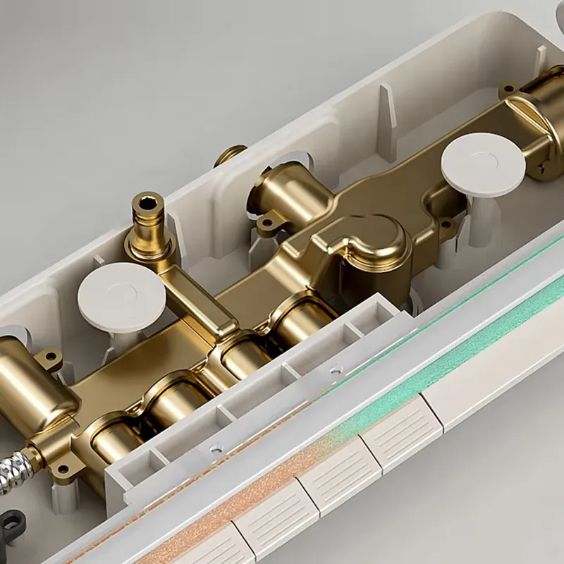 Brass Digital Waterfall Shower - Spa & Wellness Hotel Diament Ustroń Opinie recension och pris
