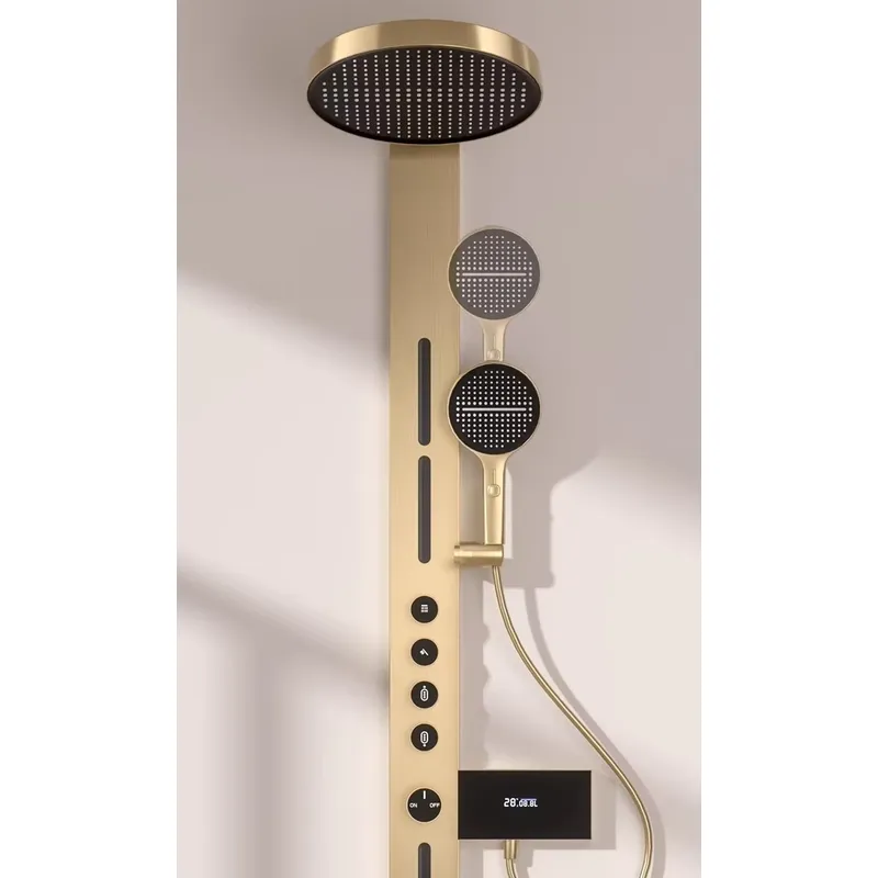 Brass Rainfall Shower Panel Se - Spa & Wellness Hotel Diament Ustroń Opinie recension och pris
